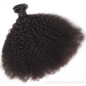 cheap Latest mongolian afro kinky curly human hair weaving extensions for braiding popular in kenya